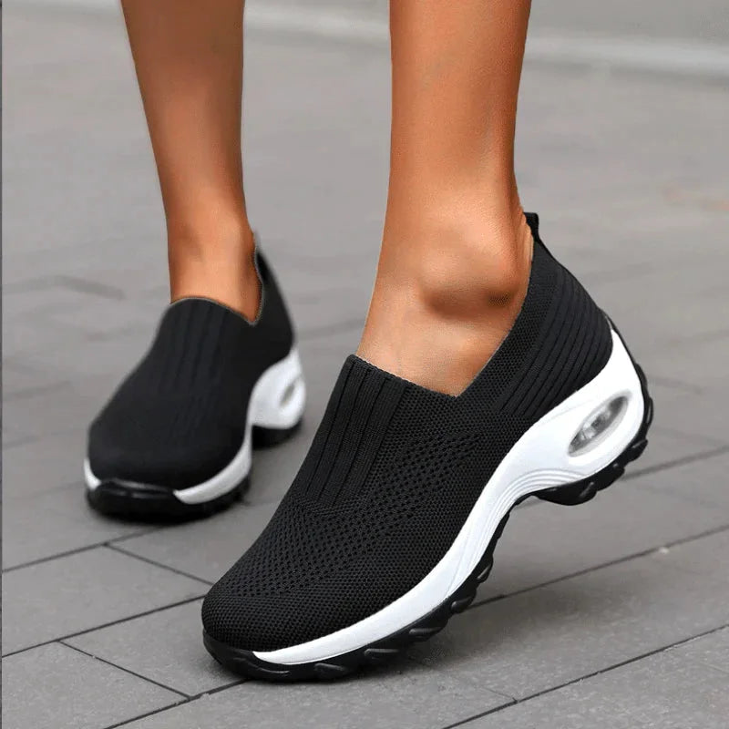 🔥Last Day 49% OFF-Air GO-WALK Comfy Women's Orthopedic Platform Sneakers