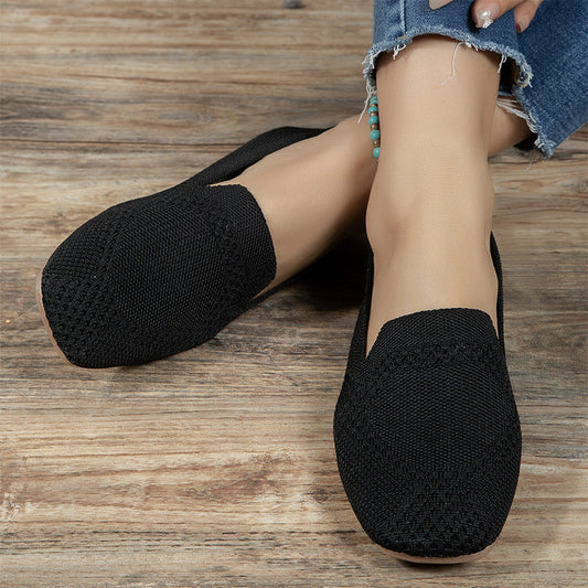 🔥 Hot Selling - Save 60% OFF 🔥 Knitting Breathable Female Light Non-Slip Casual Shoes