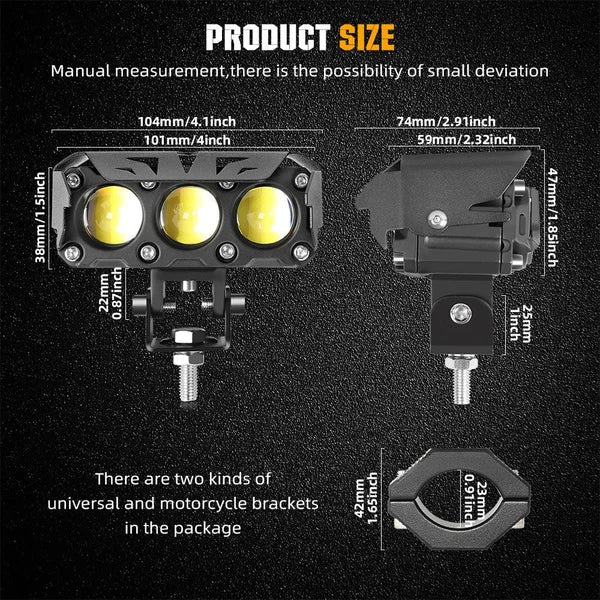 🔥Last Day 49% Off🔥Motorcycle Driving Light LED Auxiliary Light