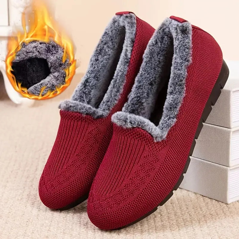 🔥Last Day 50% OFF -Shoes Keep Warm This Winter: Women's Faux Fur Lined Shoes-Buy 2 Free Shipping