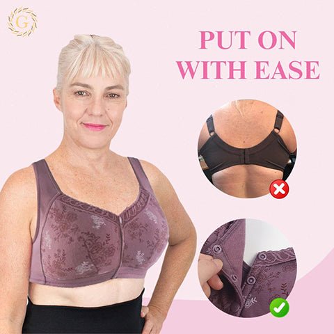 🏆New Style-49%OFF🔥 - Cotton Front Closure Bra