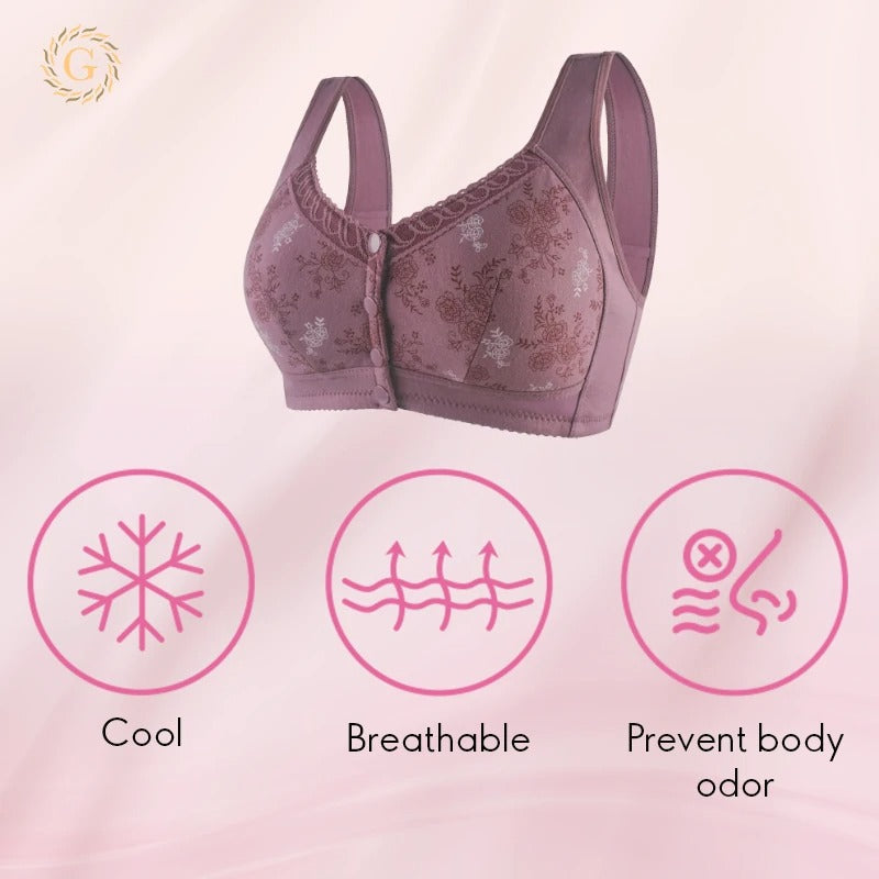 🏆New Style-49%OFF🔥 - Cotton Front Closure Bra