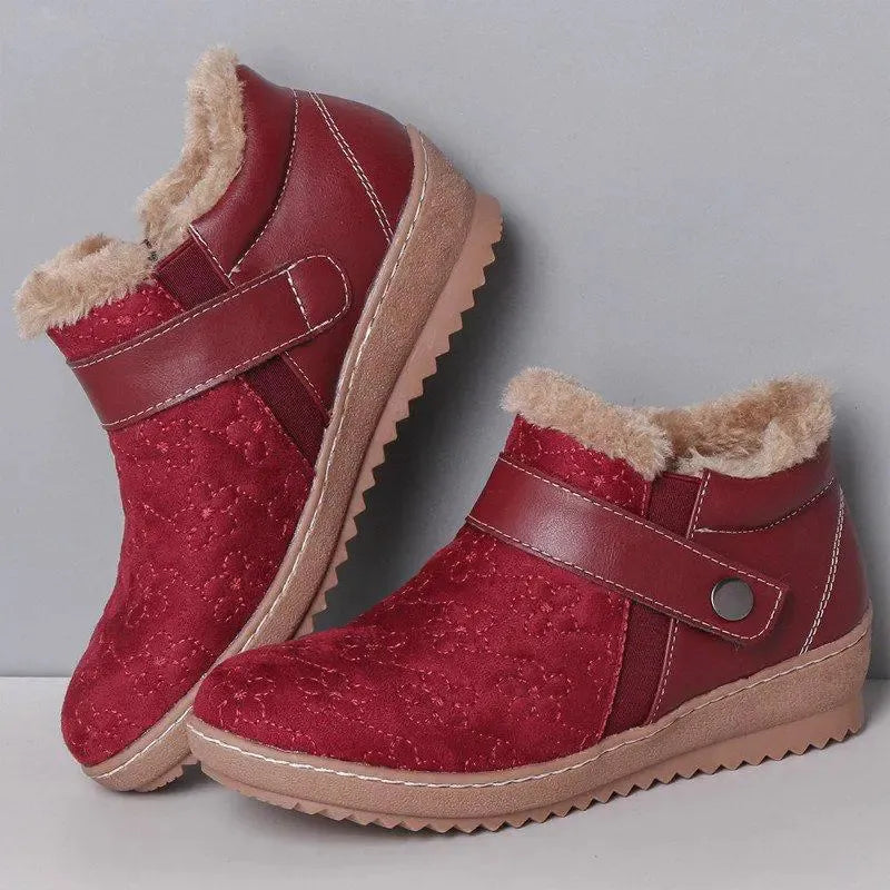 🔥Last Day 53% OFF - New autumn and winter round head wool non-slip snow boots-Buy 2 Free Shiping