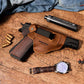 HUMERPAUL - Genuine Leather OWB/IWB Gun Holster for Glock