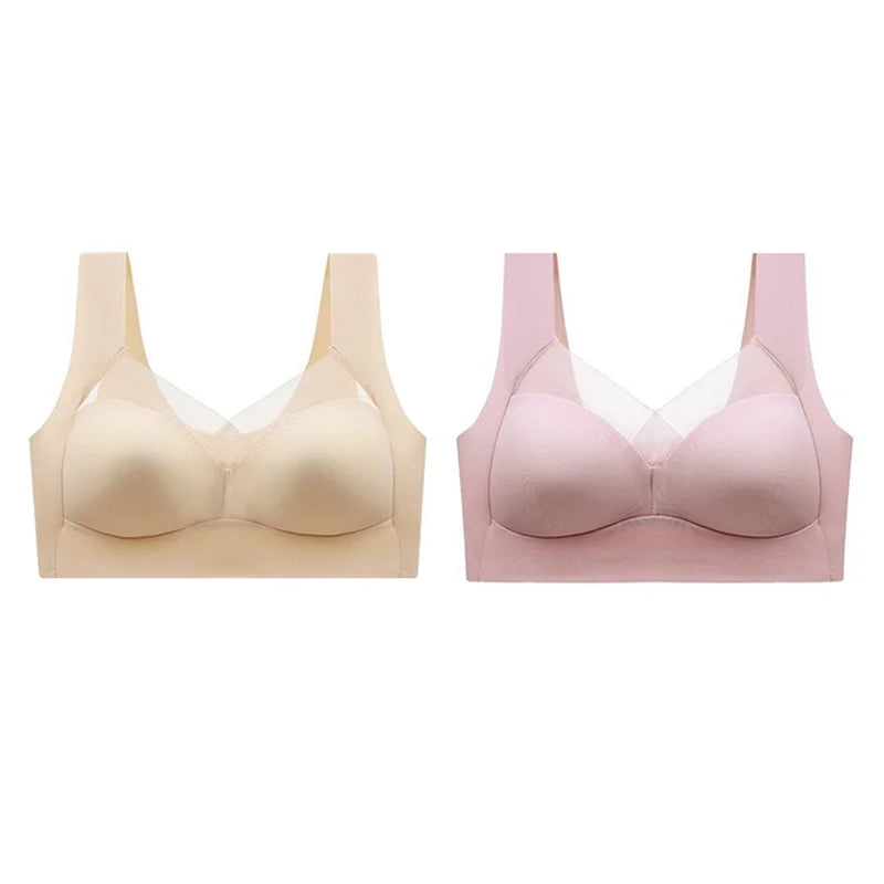 Buy 1 Free 1(2packs)🔥 Plus Size Seamless Push Up Wireless Bras-50% OFF!FREE SHIPPING