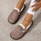 🔥Last Day 50% OFF -Women's Plush Round Toe Slip-On Flats