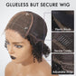 Limited Design | Toffee Brown Mix Blonde / Natural Black Layered Cut Glueless 5x5 Closure Lace Bob Wig