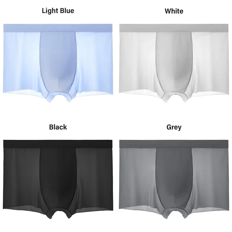 🧊 【BUY 2 GET 1 FREE & On-Time Delivery】 Men's Ice Silk Breathable Underwear