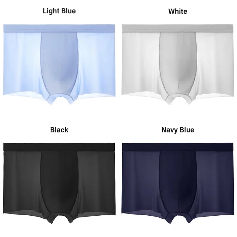 🧊 【BUY 2 GET 1 FREE & On-Time Delivery】 Men's Ice Silk Breathable Underwear
