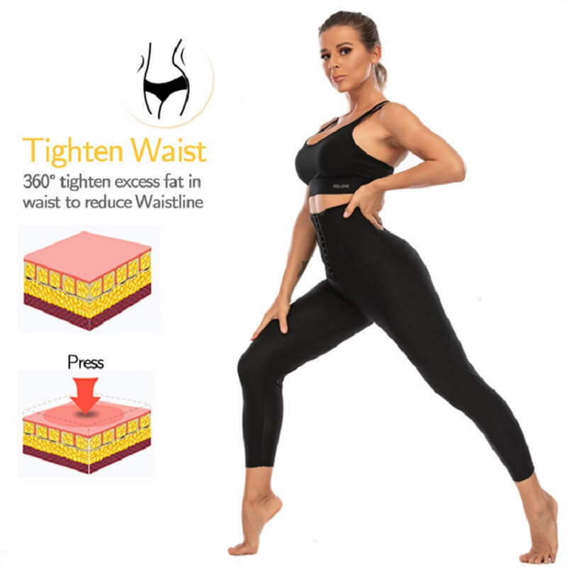 Thermo Sweat Compressing trousers-Waist coating reinforcement